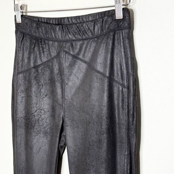 Free People Midnight Black Vegan Suede Pull On Leggings - Women’s US S - Picture 5 of 9